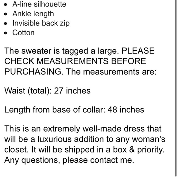 2022 NWT $1590 Adam Lippes Made USA Large White Cotton Midi Dress Ruffled V Neck - Picture 9 of 9